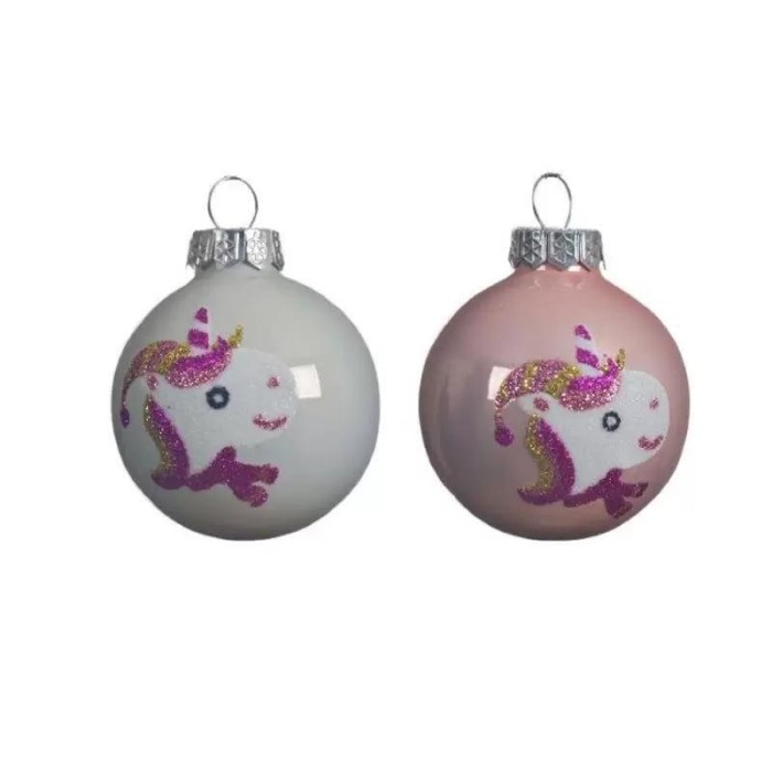 SFERA VETRO UNICORNO 2 ASS
